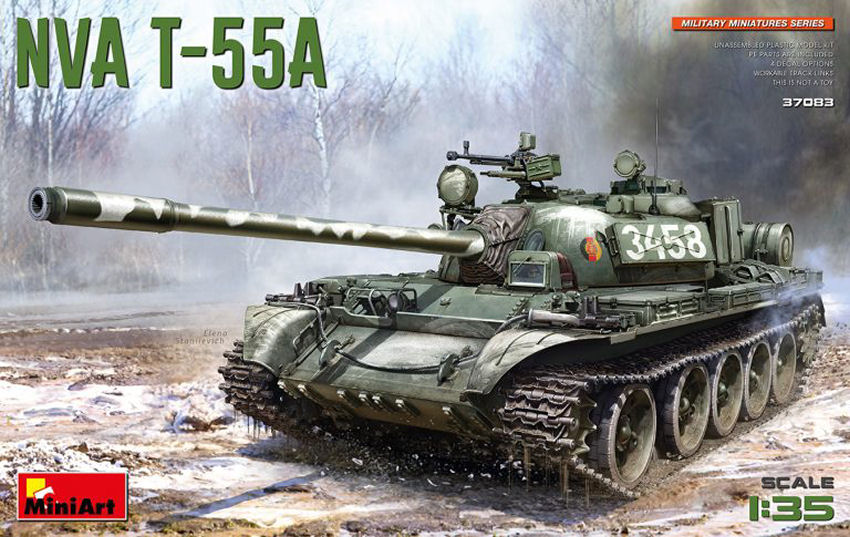 Nva T-55A Kit 1:35 DS Modellismo Nva T-55A Kit scala 1:35 Miniart