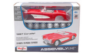 Chevrolet Corvette Cabriolet 1957 scala 1:24