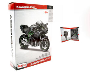 Kawasaki Ninja H2R Black Kit scala 1:12