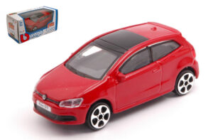 VW Polo Gti Mark 5 Red scala 1:43 Burago