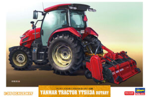 Yanmar Tractor YT5113A Rotary Kit scala 1:35