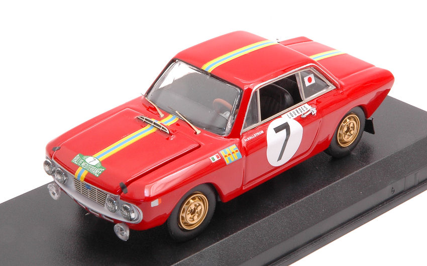 Lancia Fulvia 1,3 Coupe' HF Winner R.Mediterranee 1969 Kallstrom-Gunnar DS Modellismo Lancia Fulvia 1,3 Coupe' Hf scala 1:43