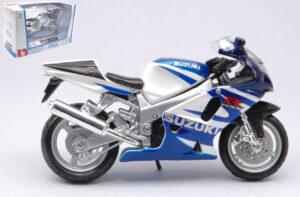 Suzuki GSX-R750 Blue Burago scala 1:18