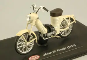 Jawa 50 Pionyr 1950 Cream scala 1:18 Abrex