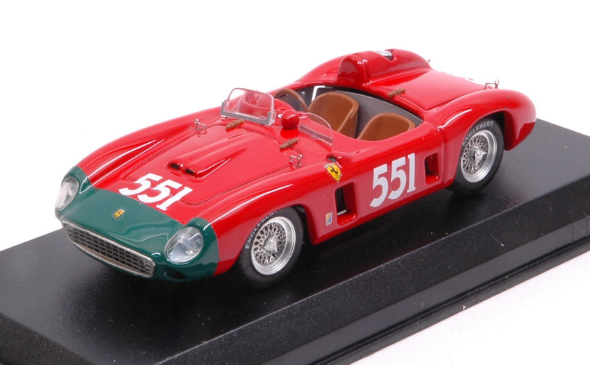 Ferrari 860 Monza N.551 2nd MM 1956 P.Collins-L.Klementaski 1:43 DS Modellismo Ferrari 860 Monza 2nd Mm 1956 scala 1:43