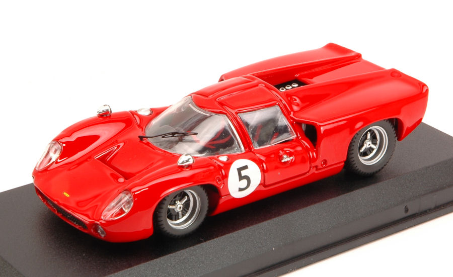 Lola T70 Coupe N.5 Winner G.P.Svezia 1967 Y.Rosqvist 1:43 DS Modellismo Lola T70 Coupe Winner G.P.Svezia scala 1:43