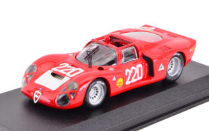 Alfa Romeo 33.2 Accident Targa scala 1:43