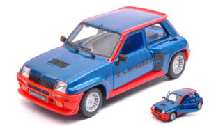 Renault 5 Rurbo 1982 Blue/Red scala 1:24