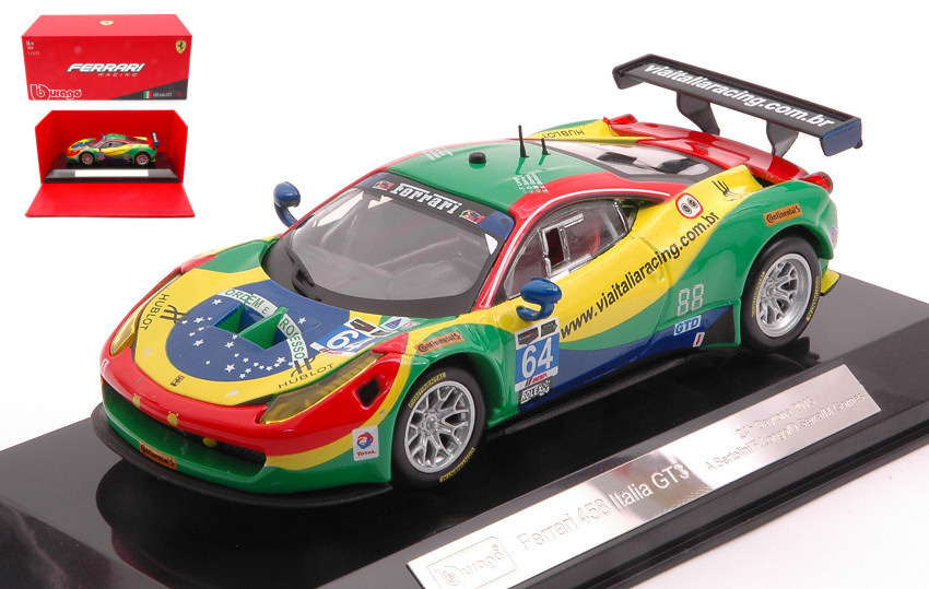 Ferrari 458 Italia GT3 Team Scuderia Corsa N.64 24h Daytona 2015 1:43 DS Modellismo Ferrari 458 Italia GT3 Team scala 1:43