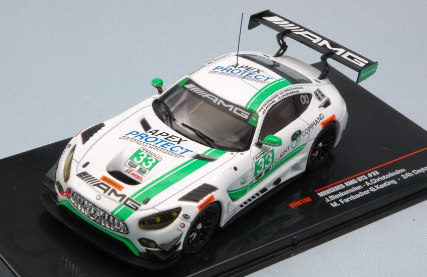 Mercedes GT3 N.33 20th 24 H Daytona 2017 BLEEKEMOLEN-CHRIST.-FARNB.1:43 DS Modellismo Mercedes GT3 20th 24 H Daytona scala 1:43