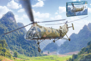 Elicottero H-21C Flyng Banana scala 1:48