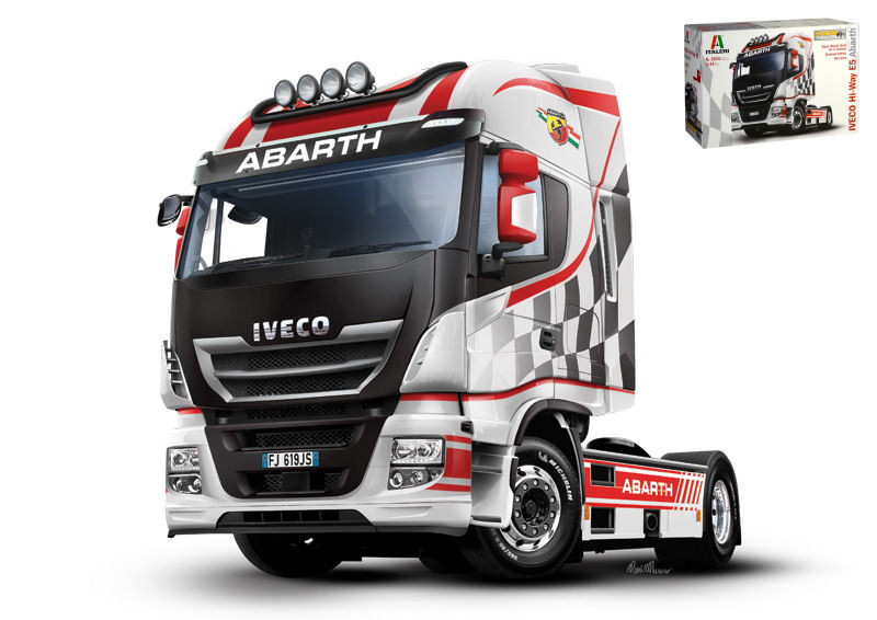 Iveco ES Hi-Way "Abarth" Kit 1:24 DS Modellismo Iveco Es Hi-Way "Abarth" Kit scala 1:24