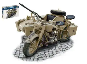 BMW R75 German Military Motor scala 1:9