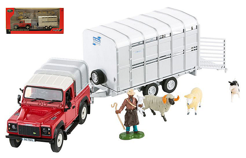 Land Rover Farmer Set 1:32 DS Modellismo Land Rover Farmer Set scala 1:32 Britains