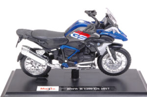 BMW R 1200 Gs 2017 Blue scala 1:18 Maisto