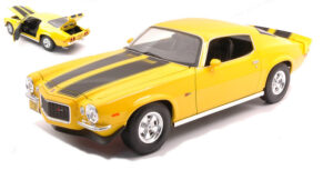 Chevrolet Camaro Z28 1971 Yellow scala 1:18