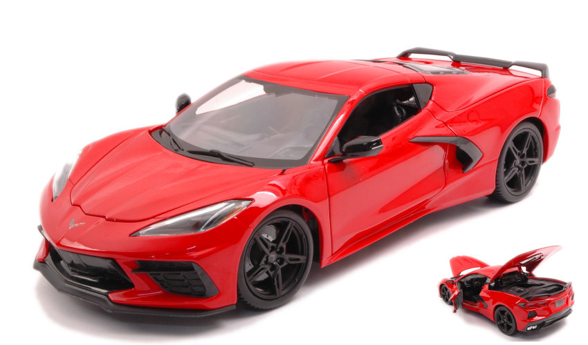 Chevrolet Corvette Stingray 2020 Red 1:18 DS Modellismo Chevrolet Corvette Stingray 2020 scala 1:18