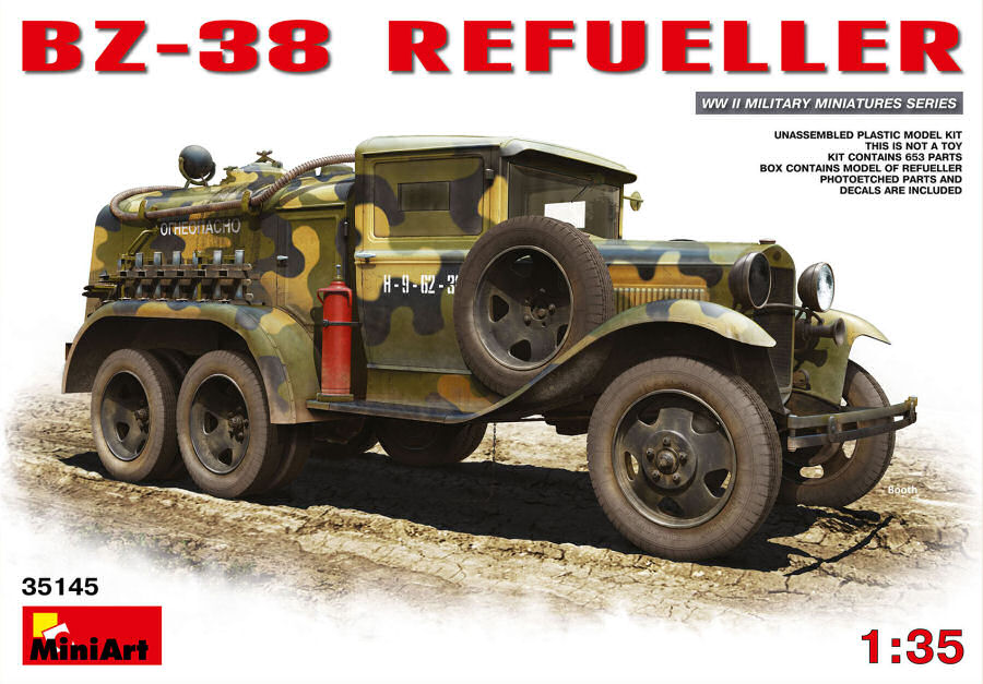 BZ-38 Refueller Kit 1:35 DS Modellismo BZ-38 Refueller Kit scala 1:35 Miniart