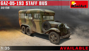 Gaz 05 193 Staff Bus Kit scala 1:35 Miniart