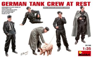 German Tank Crew at Rest Kit scala 1:35