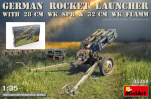 German Rocket Launcher with 28 cm scala 1:35