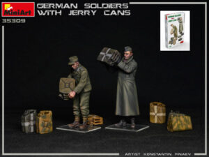 German Soldiers W/Jerry Cans Kit scala 1:35