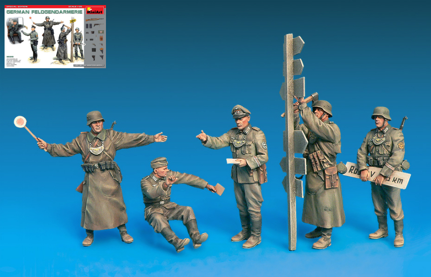 German Feldgendarmerie Kit 1:35 DS Modellismo German Feldgendarmerie Kit scala 1:35