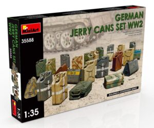 German Jerry Cans Set Wwii Kit scala 1:35