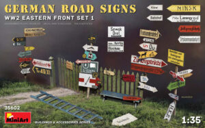German Road Signs WW2 Eastern scala 1:35
