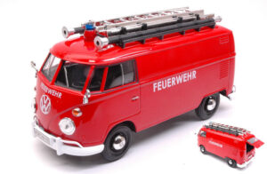 VW Type 2 Delivery Van Feuerwehr scala 1:24