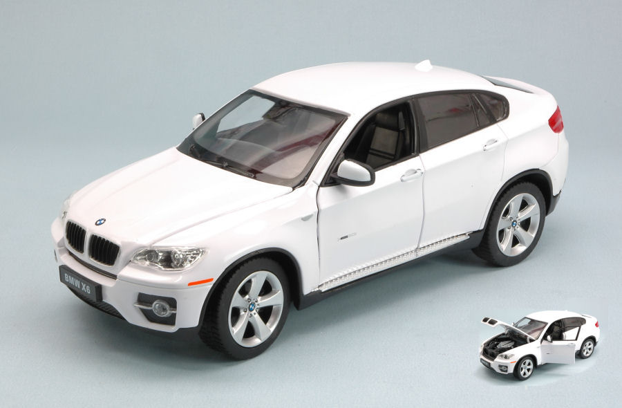 BMW X6 2010 White 1:24 DS Modellismo BMW X6 2010 White scala 1:24 Rastar