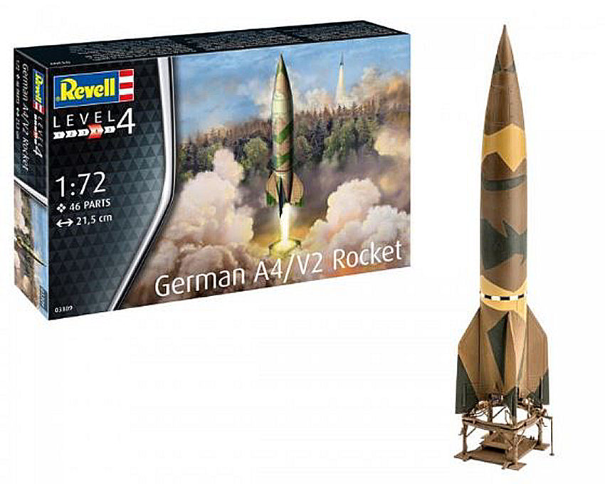 German A4/V2 Rocket Kit 1:72 DS Modellismo German A4/V2 Rocket Kit scala 1:72 Revell