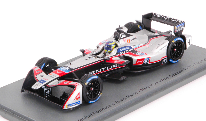 Venturi N.4 Berlin ePRIX Formula E Season 4 (2017-2018) T.Dillmann 1:43 DS Modellismo Venturi Berlin ePRIX Formula scala 1:43