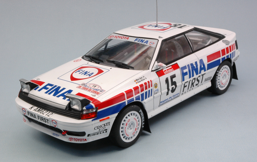 Toyota Celica GT-4 N.15 4th Tour de Corse 1991 M.Duez-K.Wicha DS Modellismo Toyota Celica GT-4 4th Tour de scala 1:18