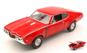 Oldsmobile 442 1968 Red scala 1:24 Welly