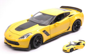 Chevrolet Corvette Z06 Yellow scala 1:24