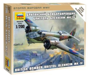 British Bomber Bristol Blenheim scala 1:200