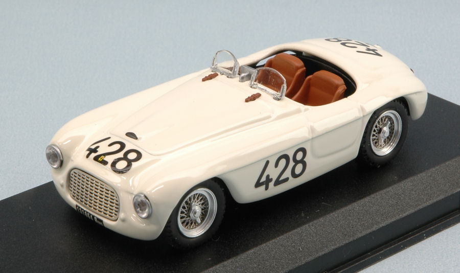 Ferrari 166 MM N.428 9th Targa Florio 1950 Musso-Gaboardi 1:43 DS Modellismo Ferrari 166 Mm 9th Targa Florio scala 1:43