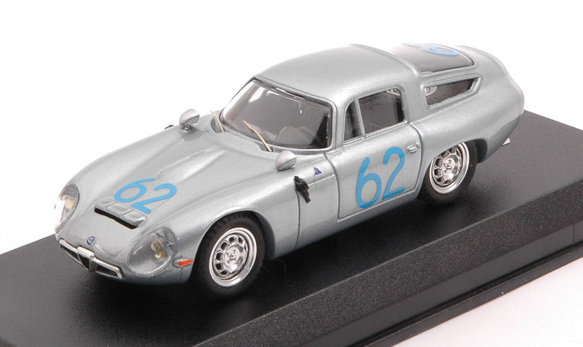 Alfa Romeo TZ 1 N.62 17th Targa Florio 1964 A.Nicodemi-F.Lessona 1:43 DS Modellismo Alfa Romeo Tz 1 17th Targa Florio scala 1:43