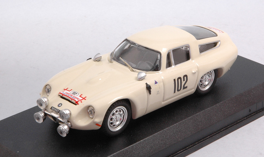 Alfa Romeo TZ1 N.102 Tour de Corse 1964 Richard-Rosinski 1:43 DS Modellismo Alfa Romeo TZ1 Tour de Corse 1964 scala 1:43