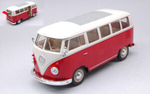 VW T1 Bus 1962 Red/White scala 1:24
