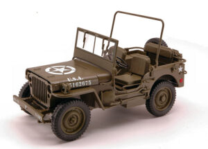 Jeep Willys Ton Us Army Truck Open scala 1/4