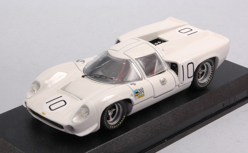 Lola T70 Coupe' N.10 Winner Norisring 200 Miles 1967 F.Gardner 1:43 DS Modellismo Lola T70 Coupe' Winner Norisring scala 1:43