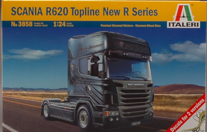 Scania R 620 Topline Kit 1:24 DS Modellismo Scania R 620 Topline Kit scala 1:24 Italeri