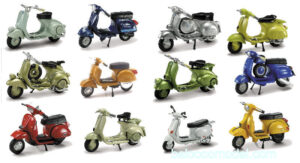 Vespa Piaggio Storiche 12 Modelli scala 1:32