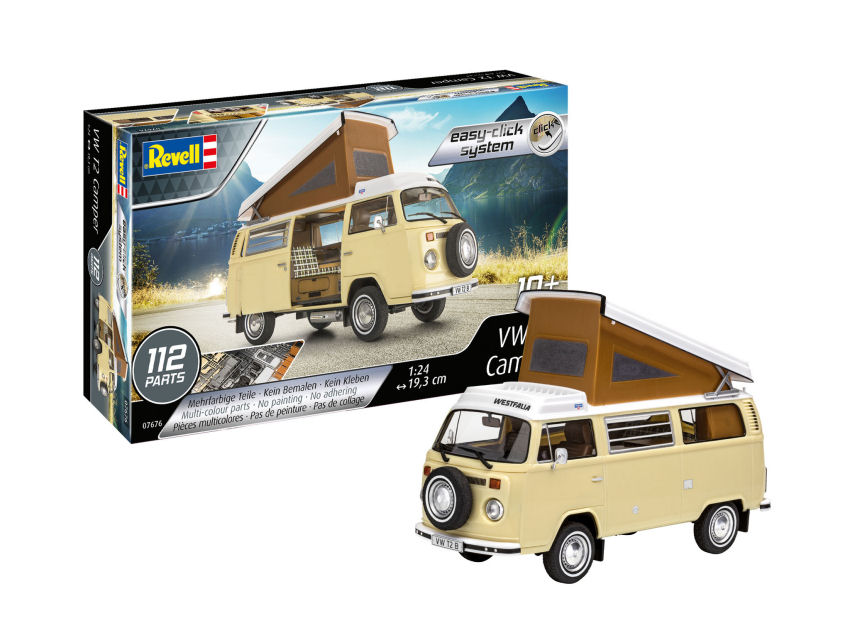VW T2 Camper Kit 1:24 DS Modellismo VW T2 Camper Kit scala 1:24 Revell