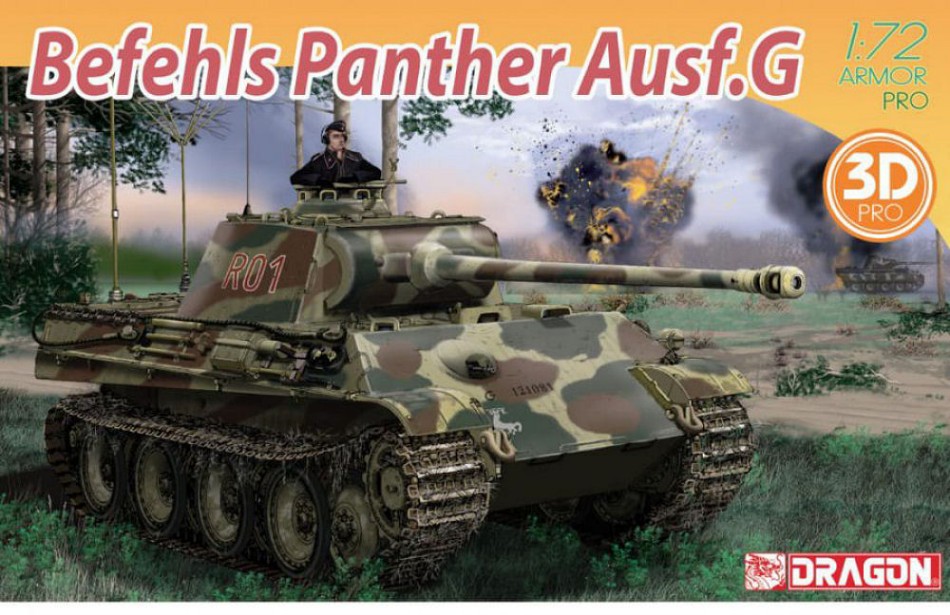Befehls Panther Ausf.G Kit 1:72 DS Modellismo Befehls Panther Ausf.G Kit scala 1:72 Dragon