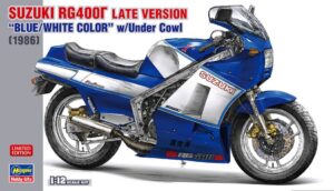 Suzuki RG400G Late Blue/White scala 1:12