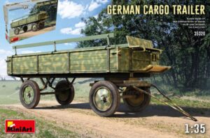German Cargo Trailer Kit scala 1:35 Miniart