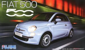 Fiat Nuova 500 2007 Light Blue scala 1:24